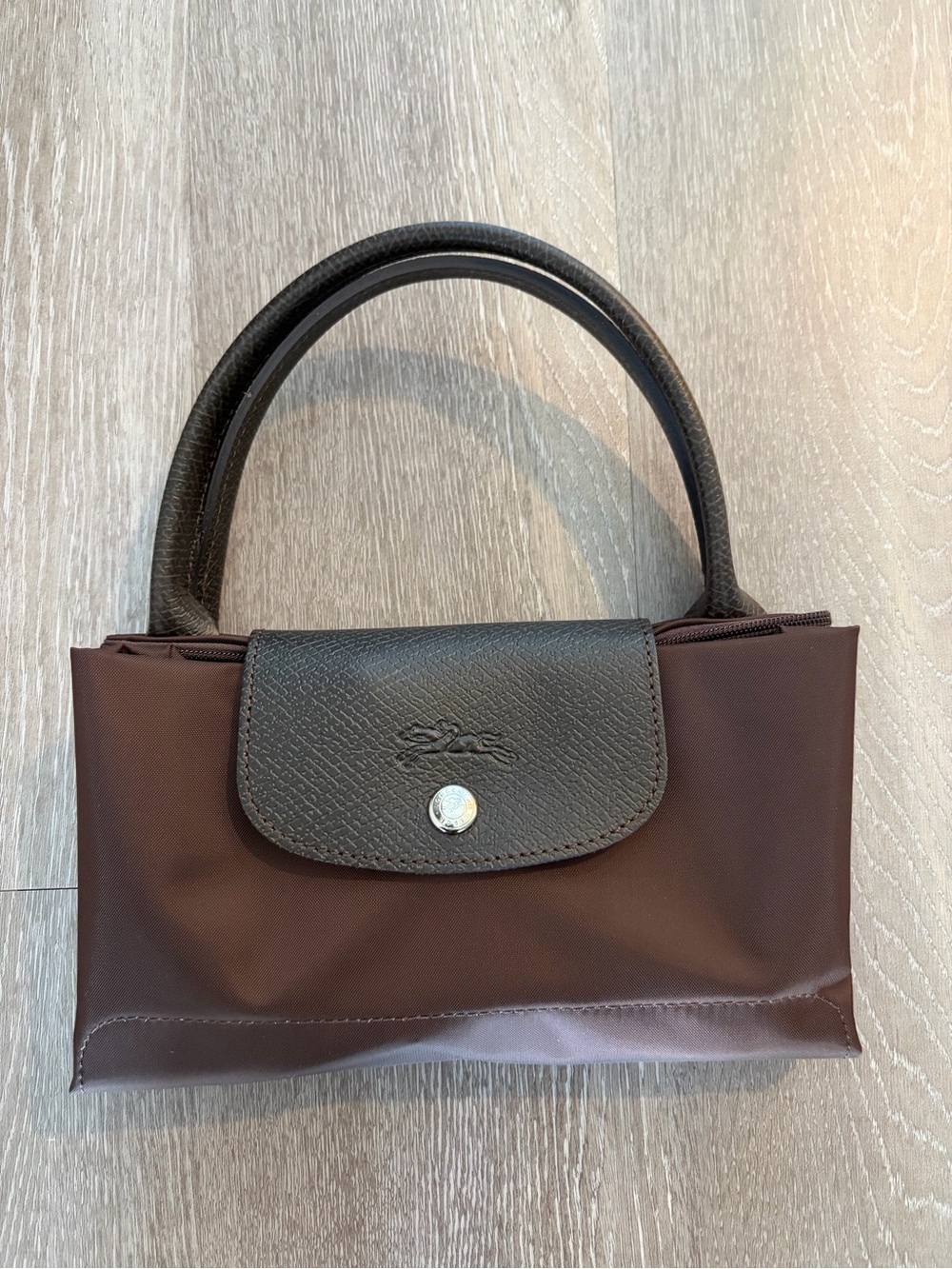 Longchamp Le Pliage Large Bag in Mocha